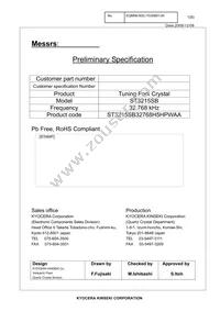 ST3215SB32768H5HPWAA Datasheet Cover