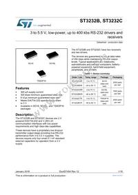 ST3232CWR Datasheet Cover