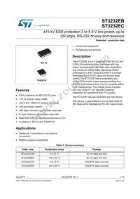 ST3232EBDR Datasheet Cover