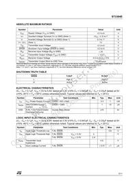 ST3384EBDR Datasheet Page 3