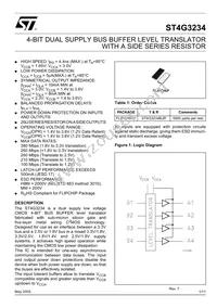 ST4G3234BJR Datasheet Cover