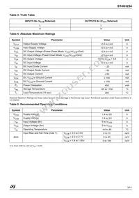 ST4G3234BJR Datasheet Page 3