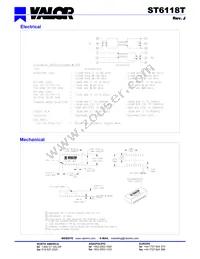 ST6118T Datasheet Cover