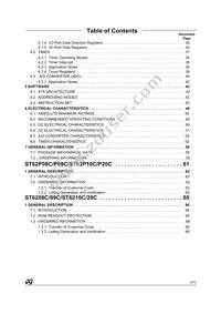 ST62E20CF1 Datasheet Page 3