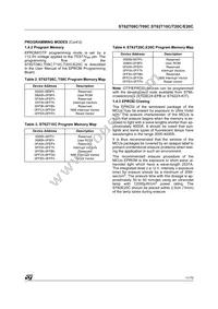 ST62E20CF1 Datasheet Page 11