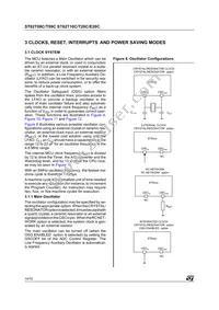 ST62E20CF1 Datasheet Page 14