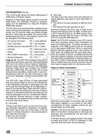 ST62T03CM6/TR Datasheet Page 17