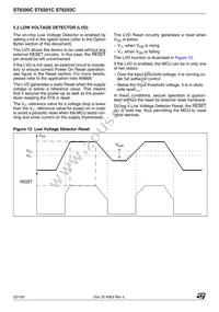 ST62T03CM6/TR Datasheet Page 22