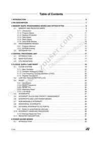 ST62T20CB3 Datasheet Page 2