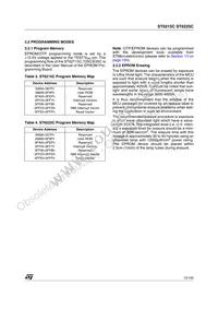 ST62T25CM6/TR Datasheet Page 15
