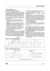 ST62T25CM6/TR Datasheet Page 21