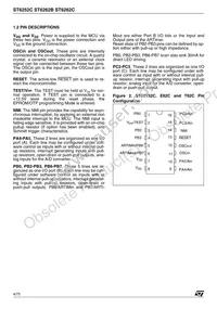 ST62T62CM6 Datasheet Page 4