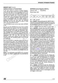 ST62T62CM6 Datasheet Page 11
