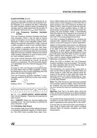 ST62T65CB6 Datasheet Page 19