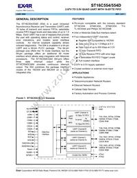 ST68C554CJ68-F Datasheet Cover