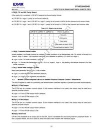 ST68C554CJ68-F Datasheet Page 21