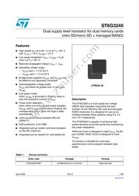 ST6G3240TBR Datasheet Cover