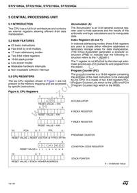 ST72C215G2M3 Datasheet Page 14