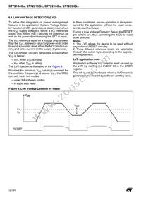 ST72C215G2M3 Datasheet Page 18