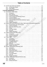 ST72F321M9T6 Datasheet Page 3