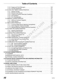 ST72F321M9T6 Datasheet Page 5