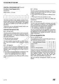 ST72F321M9T6 Datasheet Page 21