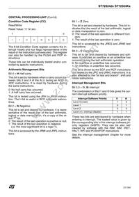 ST72F324BK2TCXS Datasheet Page 21