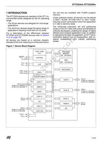 ST72F324K6TC/TR Datasheet Page 7