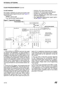 ST72F324K6TC/TR Datasheet Page 18