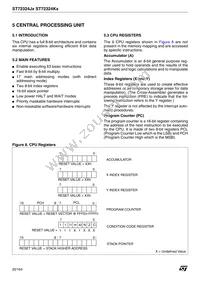 ST72F324K6TC/TR Datasheet Page 20