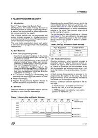 ST72F325J4T6TR Datasheet Page 21