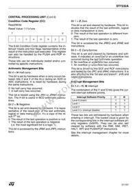 ST72F32AK2B6 Datasheet Page 21