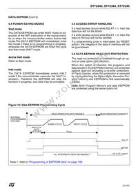 ST72F340S4T6 Datasheet Page 21