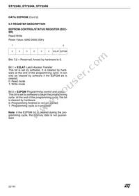 ST72F340S4T6 Datasheet Page 22