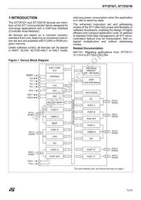 ST72F521M9T6TR Datasheet Page 7