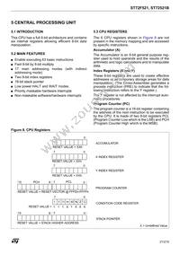 ST72F521M9T6TR Datasheet Page 21