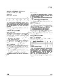 ST72F561R9TCTR Datasheet Page 19