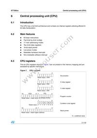 ST72F60K2U1TR Datasheet Page 21