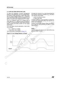 ST72T141K2M6 Datasheet Page 18