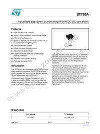 ST750ACDTR Datasheet Cover