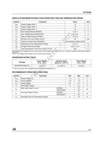 ST75185CPR Datasheet Page 3