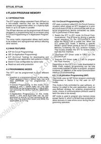 ST7FL09Y0MAE Datasheet Page 12