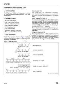 ST7FLIT19F1M7TR Datasheet Page 20