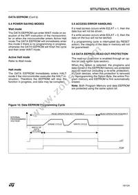 ST7FLITE09F0U6 Datasheet Page 19