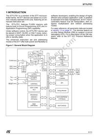 ST7FLITE15F1B6 Datasheet Page 5