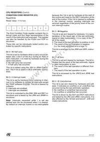 ST7FLITE15F1B6 Datasheet Page 21