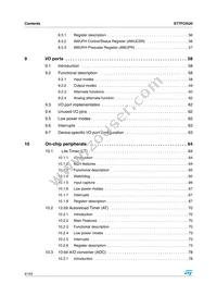 ST7FOXU0M6 Datasheet Page 4