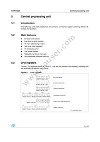 ST7FOXU0M6 Datasheet Page 21