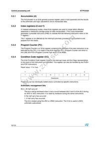 ST7FOXU0M6 Datasheet Page 22