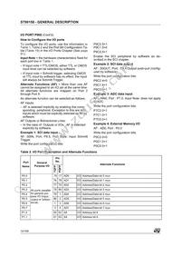 ST90R158Q6 Datasheet Page 14